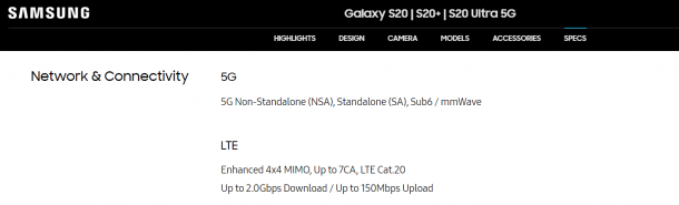 Galaxy S20 5G | 5G NSA หรือ 5G non-standalone | ศัพท์สำคัญของ 5G ที่ควรรู้ mmWave, Sub-6, 5G NSA และ 5G SA สเปคในมือถือมันคืออะไรกันแน่?