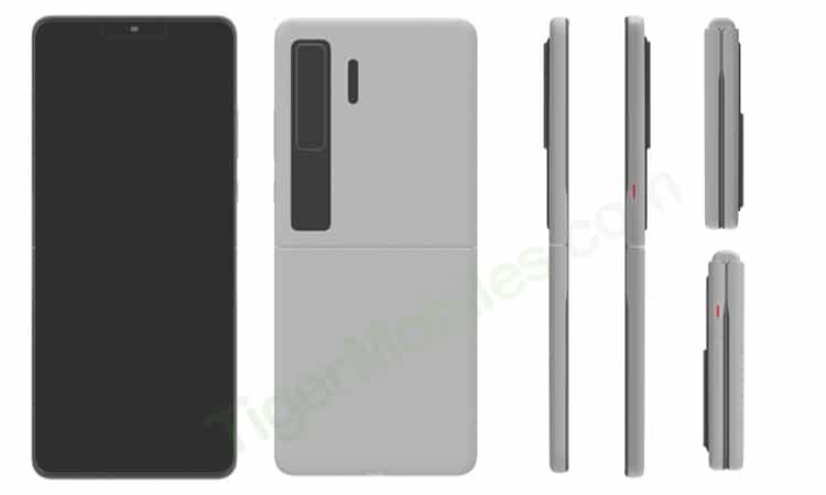 Huawei clamshell phone patent 2 | Huawei | Huawei จดสิทธิบัตรสมาร์ตโฟนฝาพับคล้าย Galaxy Z Flip