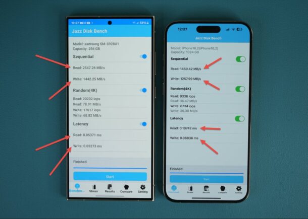 Galaxy S24 Ultra iPhone 15 Pro Max | apple | ผลทดสอบ Galaxy S24 Ultra มีประสิทธิภาพจัดเก็บข้อมูลเหนือกว่า iPhone 15 Pro Max มากถึง 75%